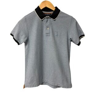 Psycho Bunny Boys Hart Pima Cotton Piqué Polo Shirt Kid Size L 14-16 Classic EUC